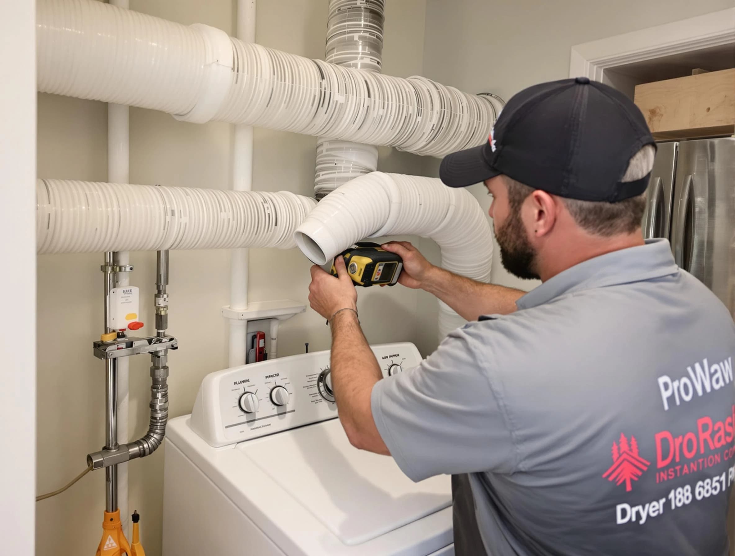 Professional dryer vent hose installation by Shelbyville Dryer Vent Cleaning in Shelbyville