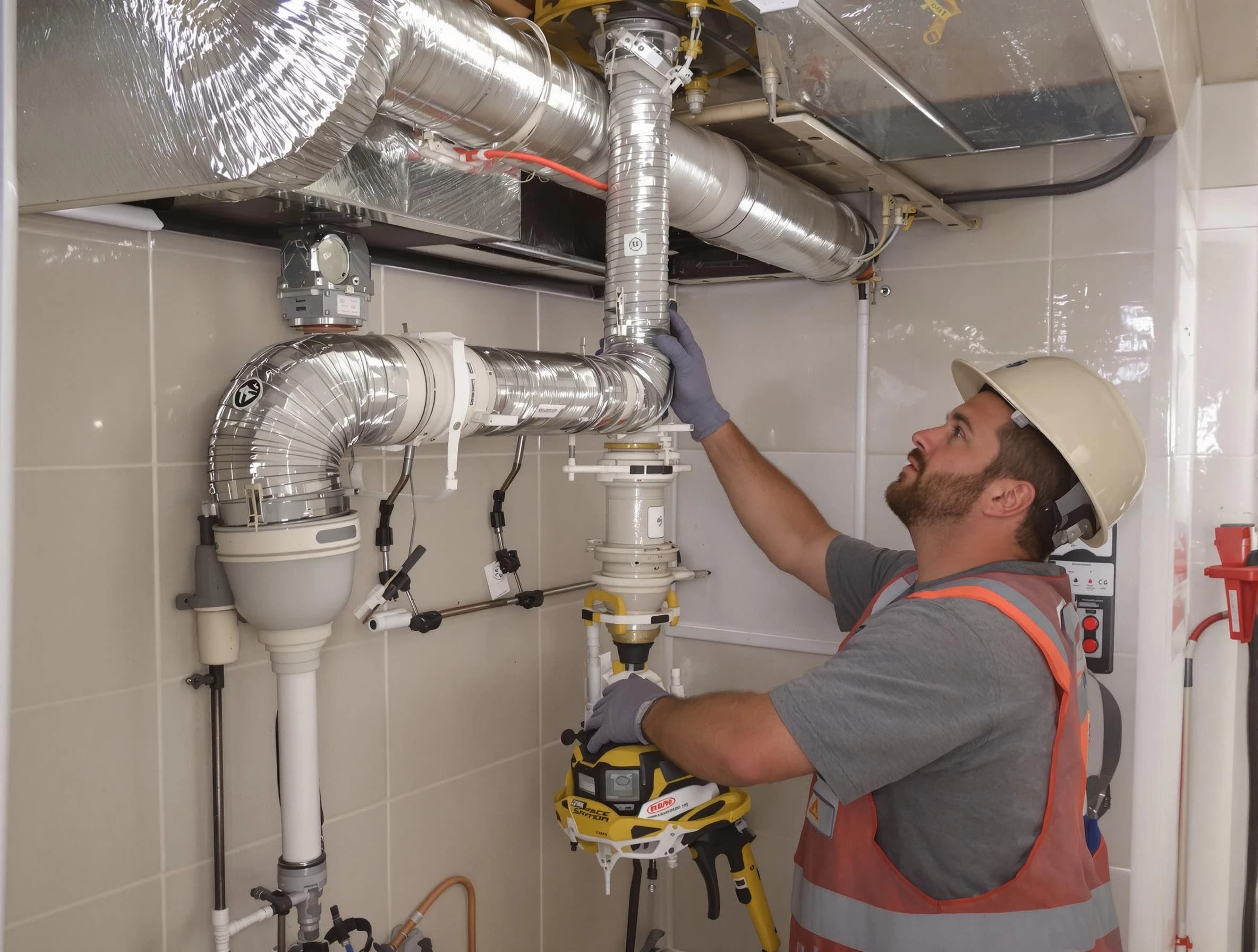 Shelbyville Dryer Vent Cleaning expert performing professional dryer vent repair and installation in Shelbyville