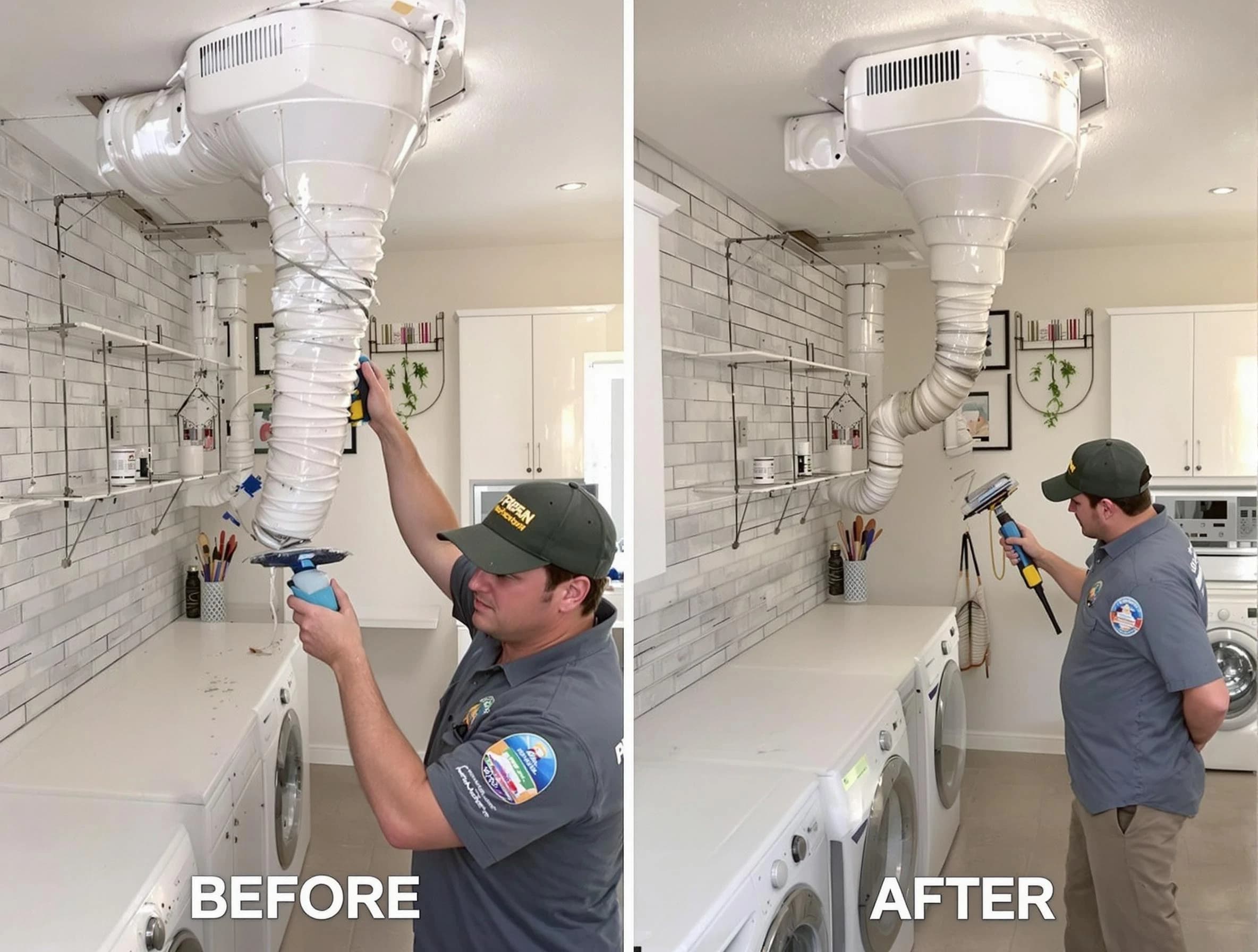 Professional dryer exhaust vent cleaning by Shelbyville Dryer Vent Cleaning in Shelbyville
