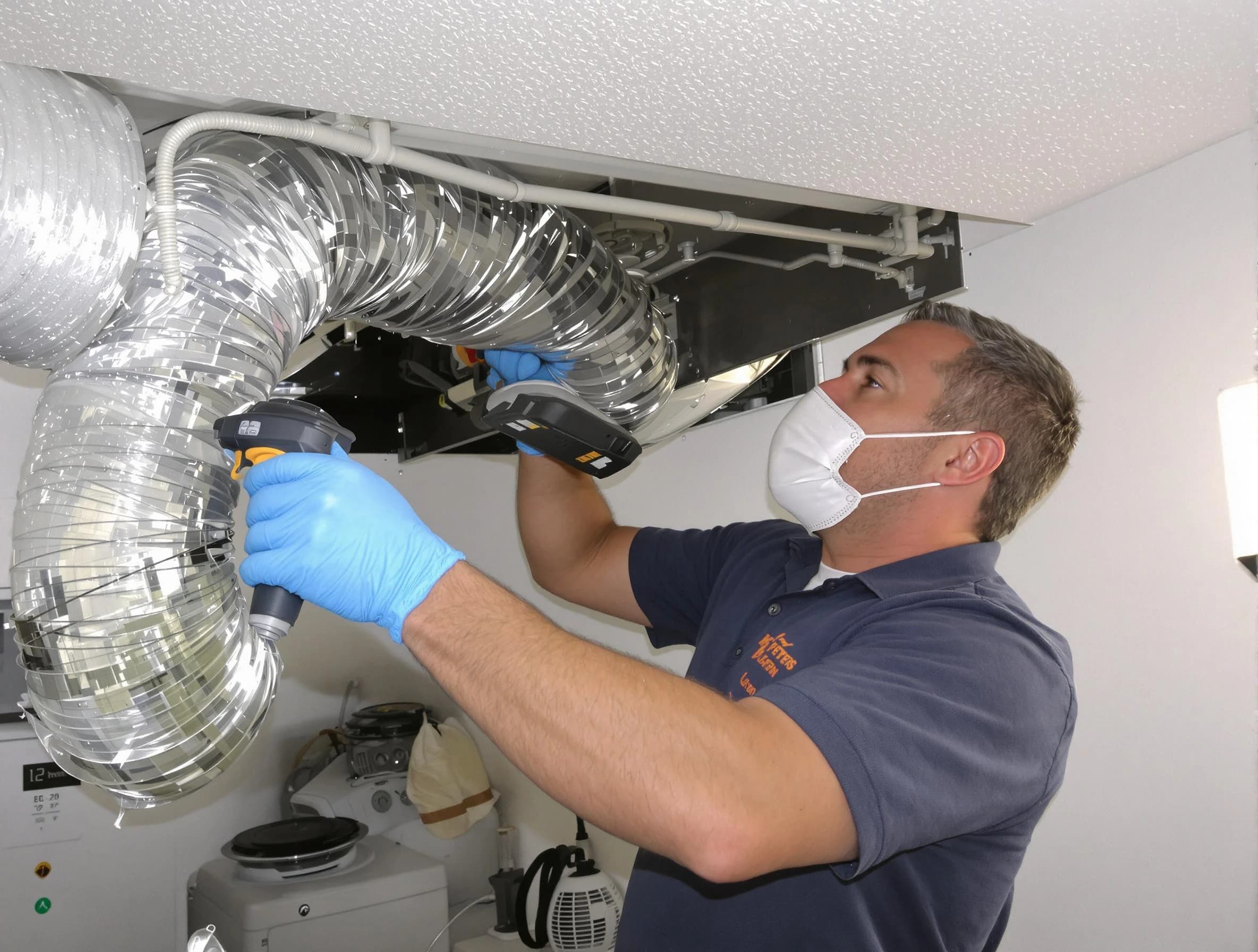 Shelbyville Dryer Vent Cleaning professional performing thorough residential dryer vent cleaning in Shelbyville